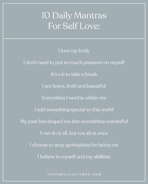 Mantras For Love, Self Love Meditation Quotes, Mantras For Work, Mantra For The Day, Daily Mantra Mindfulness, Mantra For Self Love, Good Mantras, Self Care Mantras, Morning Mantra Positive