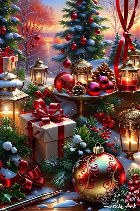 Merry Christmas Wallpaper, Merry Christmas Pictures, Merry Christmas Background, Christmas Wallpaper Backgrounds, Christmas Scenery, Cute Christmas Wallpaper, Christmas Scenes, Christmas Paintings, Christmas Love