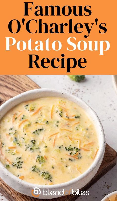 O Charleys Potato Soup, O Charleys Potato Soup Recipe, Ocharleys Potato Soup, Potato Cheddar Soup, Baked Potato Soup Recipe, Best Potato Soup, Potato Bacon Soup, Canned Potatoes, Potato Soup Easy