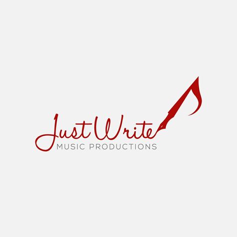 Logo design for song writer/lyricist. Writer Logo Design, Writer Logo, N Logo Design, Tool Logo, Logo N, N Logo, Logo Design Ideas, Graphic Designing, Pen Tool