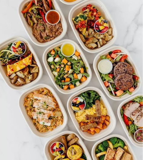 Healthy Meal Photography, Meal Plan Photography, Meal Subscription Boxes, Delivery Food Photography, Meal Prep Photography, Meal Delivery Packaging, Meal Prep Business, Meal Photography, Healthy Food Packaging