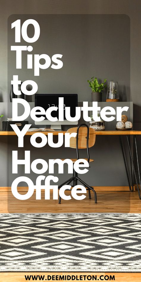 As remote work becomes increasingly common, the home office has taken center stage in our lives. However, a cluttered workspace can hinder productivity, creativity, and overall well-being. It's time to reclaim your home office and create an organized, inspiring environment. In this blog post, we'll provide you with essential tips to declutter your home office and optimize your workspace for efficiency and success. How To Declutter Your Office, Declutter Office Space, Declutter And Organize Home, Declutter Office, Organize Home Office, Declutter List, Decluttered Home, Home Office Organization Ideas, Office Decluttering