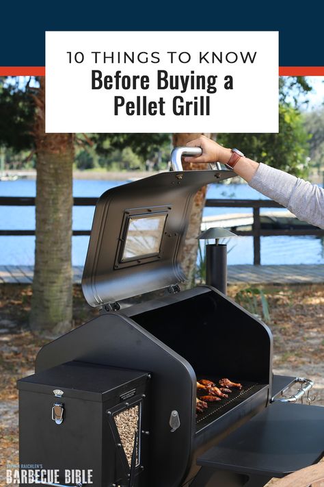 Before You Buy: Answers to Your Questions About Pellet Grills - Thinking about buying a pellet grill? Here are the answers to the most frequently asked questions about pellet grills! #pelletgrill #grilling #smoking #bbq #grills Best Pellet Grill, Smokers And Grills, Trager Grill, Pellet Burner, Bradley Smoker, Barrel Smoker, Steven Raichlen, Bbq Grill Smoker, Pellet Grills Smokers