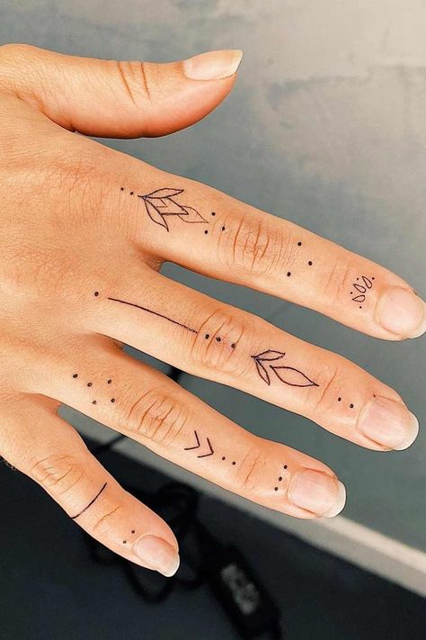 Finger Tattoos: Simple Yet Unique Designs At Your Fingertips | Glaminati Simple Finger Tattoos, Finger Tattoos For Women, Finger Tattoos, Tattoos For Women, For Women, Tattoos