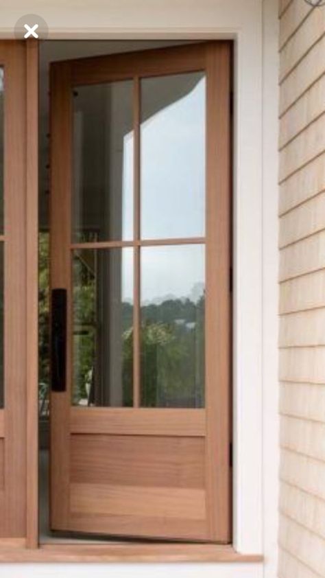 White Oak Front Door, Wood Glass Front Door, White Oak Front Doors, Front Door With Glass, Shaker Interior Doors, Shaker Interior, Cedar Door, Oak Front Door, Solid Oak Doors