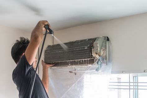 Air Conditioner Cleaning, Diy Air Conditioner, Diy Conditioner, Ac Cleaning, Split System Air Conditioner, Air Conditioning Maintenance, Air Conditioner Service, Clean Air Conditioner, Air Conditioner Installation