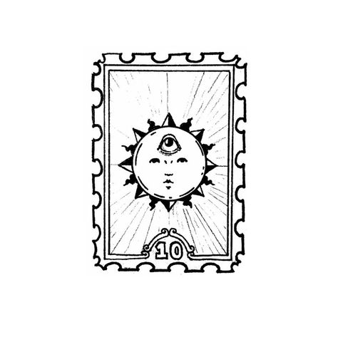 Vintage Stamp Tattoo, Tiny Tattoo Ideas, Stamp Tattoo, Sun Tattoos, Tiny Tattoo, Sun Tattoo, Aesthetic Tattoo, Vintage Stamps, Summer Art