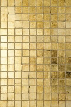 Gold Tile Design Ideas, Pictures, Remodel, and Decor (Ann Sacks - Davlin gold) Backsplash Tile Design, Farmhouse Backsplash, Beadboard Backsplash, Gold Tile, Gold Mosaic, Ann Sacks, Backsplash Designs, Subway Tile Backsplash, Touch Of Gold