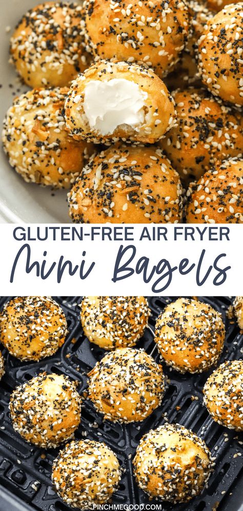 Two Ingredient Bagels Gluten Free, Celiac Snack Ideas, Dairy Free Gluten Free Christmas Appetizers, Greek Yogurt Bagel Bites Air Fryer, Gluten Free Dairy Free Snack Ideas, Gluten Free Recipes For Appetizers, Gf Salty Snacks, Quick And Easy Gf Snacks, Gluten Free Everything Bagels