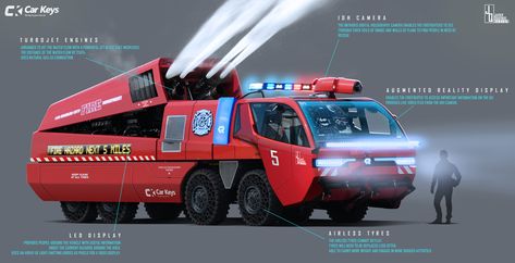 Futuristic Cars Design, Police Truck, Teknologi Gadget, Rescue Vehicles, Concept Car Design, Army Vehicles, Truck Design, Futuristic City, Futuristic Cars