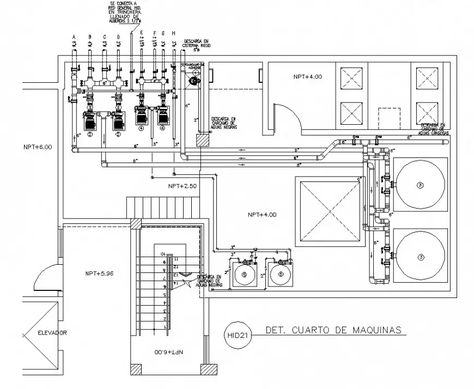 Mechanical Room Layout, Mammogram Machine, Mechanical Room, Window Detail, Building Plan, Cad Blocks, Autocad Drawing, Room Planning, Room With Plants