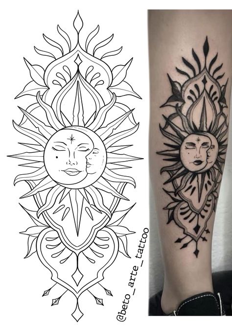 Flash Tattoo Feminina, Tattoo Sonne, Shin Tattoo, Armband Tattoos, Type Tattoo, Tattoo Zeichnungen, Moon Tattoo Designs, Friendship Tattoos, Pretty Tattoos For Women