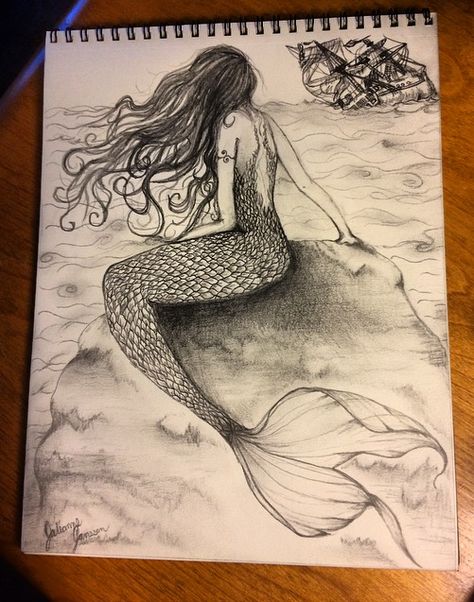 Siren And Sailor Tattoo, Mermaid Ship Tattoo, Siren Shipwreck Tattoo, Mermaid And Ship Tattoo, Ship Wreck Drawing, Pirate Lady Tattoo, Shipwreck Tattoo, Quad Tattoo, Mermaid On Rock