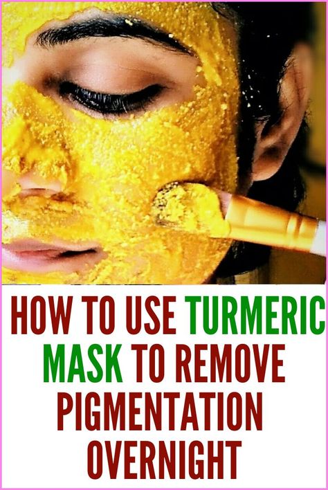 Pigmentation Remedy, Overnight Remedies, Turmeric Mask, Turmeric Face Mask, Acne Dark Spots, Dark Spots On Face, Dark Spots On Skin, Spots On Face, Clear Skin Tips