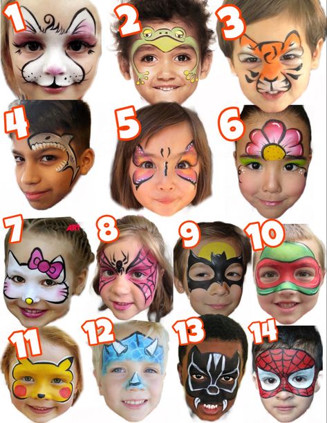 Learning Face Painting, Face Painting Princess Easy, Face Painting Poster Ideas, Face Painting Flyer, Face Painting How To, Most Popular Face Paint Designs, Full Face Face Paint, Face Painting Tips And Tricks, Children’s Face Paint