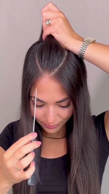 Ponytail Hairstyles Easy, Cute Simple Hairstyles, Easy Hairstyles For Medium Hair, Vlasové Trendy, Easy Hair Updos, Ribbon Hairstyle, Easy Hairstyle, Hair Tutorials For Medium Hair, Peinados Fáciles Para Cabello Corto