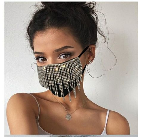 Face Mask Halloween, Mouth Mask Fashion, Designer Hair Accessories, Mask Fashion, Cute Face Mask, Fashion D, Mask Halloween, Party Fits, Protective Mask