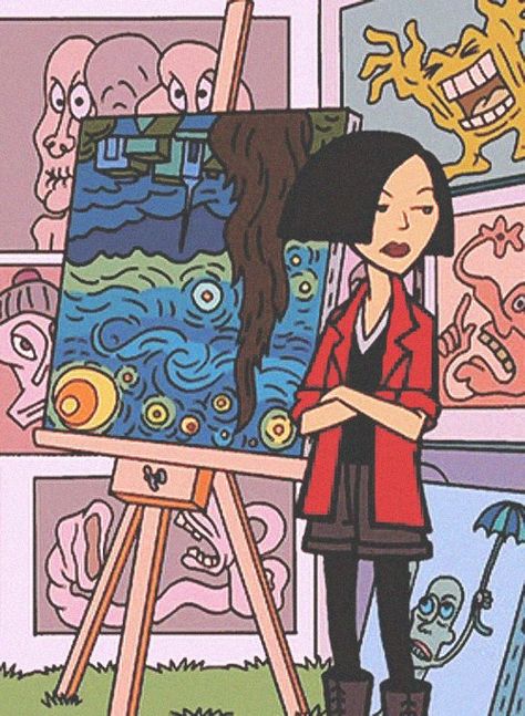 Looking for a way to reflect. Others read, some write, some draw. Do it. Jane Lane, Daria Mtv, Daria Morgendorffer, Vintage Cartoons, 90s Cartoons, Cartoon Profile Pictures, Wallpaper Tumblr, Cartoon Icons, Cartoon Profile Pics