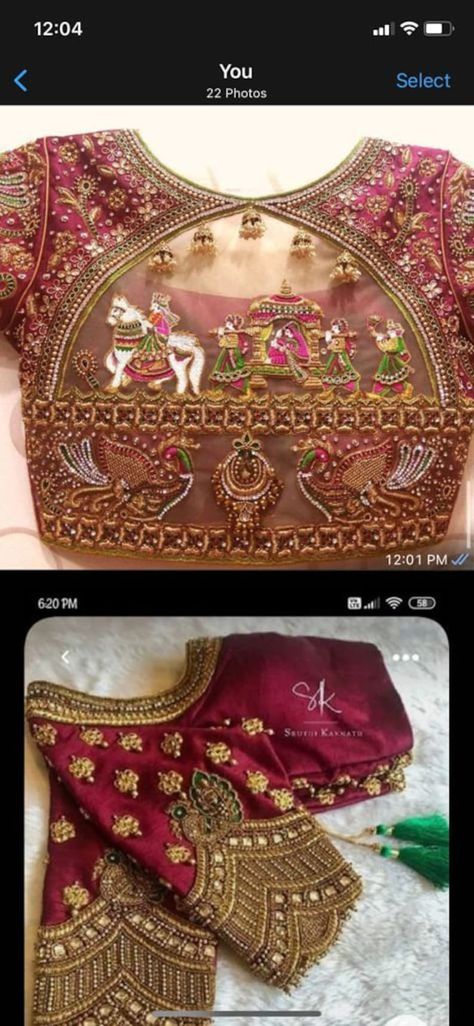 Handmade Pink and Gold Maggam, Zardosi Blouse With Stones and Polki Work for Women/bridal Wear - Etsy UK Bridal Blouses Designs Heavy Work, Pink Blouse Work Designs Pattu, Bridal Maggam Work Blouse Designs, Magam Work Blouses Latest, Designer Bridal Blouse, Pink Blouse Work, Zardosi Blouse, Zardosi Work Blouse, Saree Bluse