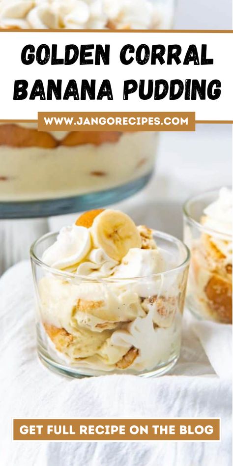 In this blog, I will share with you a Golden Corral Banana Pudding Recipe that is extremely delicious. #BananaPuddingRecipe #GoldenCorral Golden Corral Banana Pudding Recipe, Golden Corral Bread Pudding Recipe, Golden Corral Recipes, Golden Corral Bread Pudding, Gameday Food, Golden Corral, Banana Cream Pudding, Banana Pudding Recipe, Ruth Chris