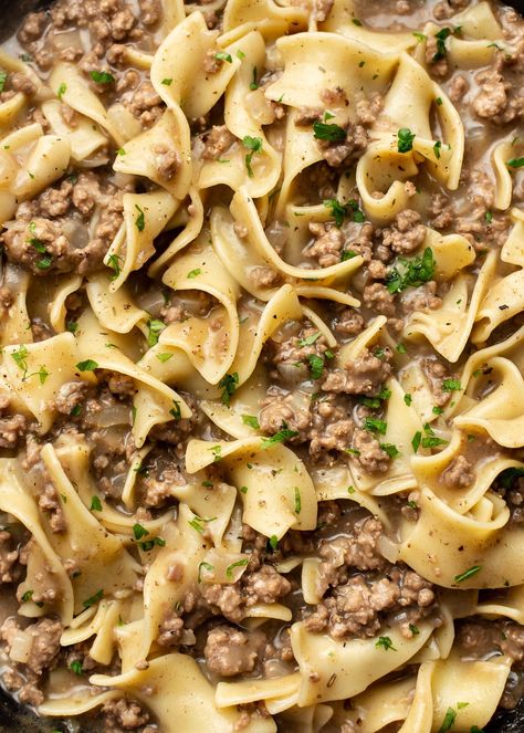 Easy Beef and Noodles https://payhip.com/pinterestrecipe/blog/news/easy-beef-and-noodles-recipe Noodles And Hamburger Meat Recipes, Ground Beef And Noodles Crockpot Recipes, Dairy Free Beef And Noodles, Beef And Noodles Recipe Crockpot, Beef Cubes And Noodles, Instapot Beef And Noodles Easy, Ground Beef And Noodles Crockpot, Easy Dinner Recipes With Noodles, Beef N Noodles Stove Top