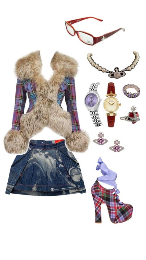 Westwood Outfit, Vivienne Westwood Outfit, Bratz Inspired Outfits, Classy Work Outfits, Eclectic Fashion, Fashion Victim, Cute Swag Outfits, Swaggy Outfits, Closet Fashion