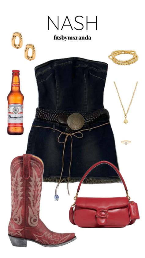 NASHVILLE OOTD #outfitinspo #nashvilleoutfit #countryconcertinspo Black Stagecoach Outfit, Coquette Country Outfits, Nashville Club Outfit, Kings Of Leon Concert Outfit, Nashville Night Out, Stagecoach Outfit 2024, Rock Country Concert Outfit, Nashville Outfits Going Out Summer, Black Nashville Outfit