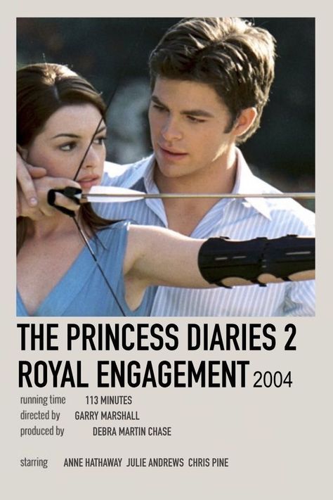 Princess Diaries 2, Diary Movie, The Princess Diaries, Classic Films Posters, Comfort Movies, Polaroid Posters, Posters Minimalist, Movie Recommendations, Movie Wall