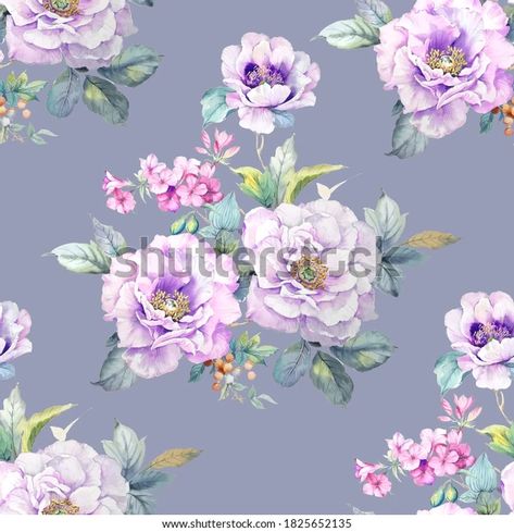 Elegant Beautiful Watercolor Peony Flower Stock Illustration 1825652135 | Shutterstock Watercolor Peony, Flower Stock, Watercolor Peonies, Textile Prints Design, Allover Pattern, Digital Borders Design, Flower Art Images, 3d Pattern, Beautiful Watercolor