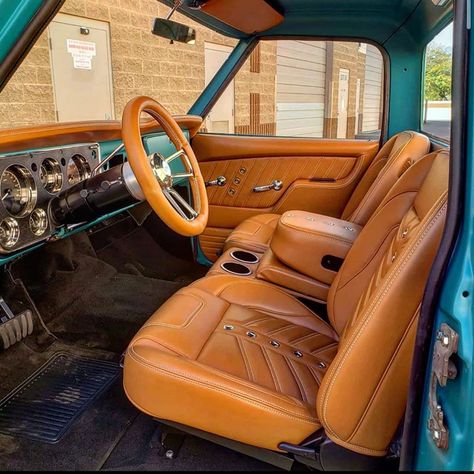 TMI Products on Instagram: “@pall0 of @tre5customs has one of our favorite TMI interiors in his C10 simply based off how unique  the color scheme is.  The sail orange…” C10 Interior 67-72, C10 Interior, Custom Chevy Trucks, Cool Car Drawings, Truck Interior, Square Body, Car Drawings, Custom Upholstery, Chevy Trucks