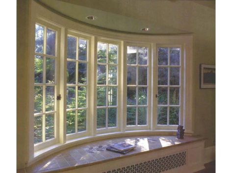 Article Image Different Shaped Windows, Round Bay Window Ideas, Bow Window Ideas, Curved Windows, Bow Windows, Bay Window Living Room, Fine Homebuilding, House Window Design, Kitchen 2024