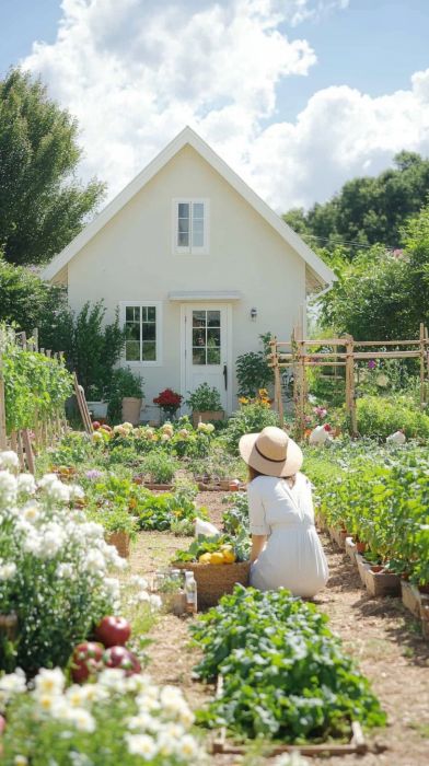 Homesteading Today Old Money Farm Aesthetic, Homestead Mom Aesthetic, Farm Lifestyle Aesthetic, Aesthetic Vegetable Garden, Modern Homestead Aesthetic, Farm Aesthetic Country Living, Simple Living Aesthetic, Homestead Wife, Homesteading Aesthetic