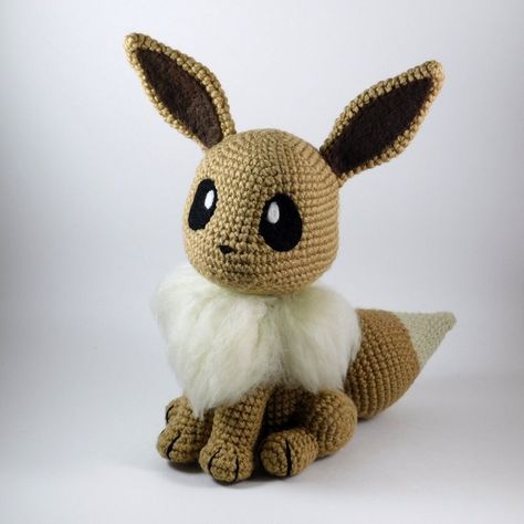 Free Eevee Inspired Amigurumi Pattern — 1Up Crochet Pikachu Crochet, Pokemon Crochet Pattern, Crochet Terminology, Crochet Pokemon, Pokemon Pattern, Crochet Toys Free, Crochet Amigurumi Free, Fun Crochet Projects, Basic Crochet Stitches