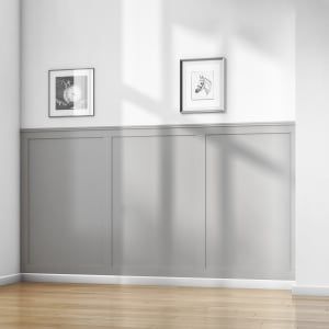 Cheshire Mouldings Decorative Modern Wall Panel Kit 2 x 1m Hallway Panelling, Painted Outdoor Furniture, Living Room Panelling, Mdf Wall Panels, Modern Wall Paneling, Wall Panels Bedroom, Wall Paneling Diy, Dado Rail, Doors And Floors