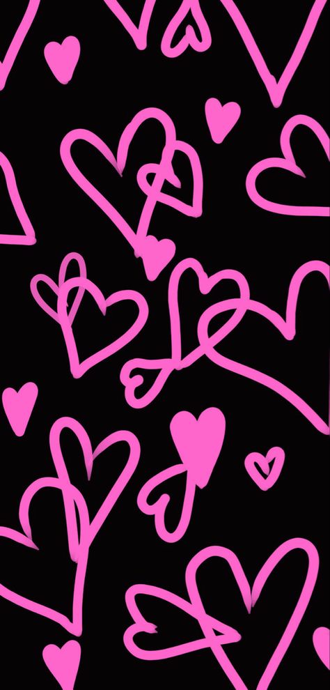 Pink And Black Ios 16 Wallpaper, Pink And Black Heart Wallpaper Aesthetic, Kaws Iphone Wallpaper Black And Pink, Black Nd Pink Wallpaper, Ios 16 Wallpaper Pink And Black, Wallpaper With Names On It, Pink Wallpaper Iphone Ios 16, Black And Pink Ipad Wallpaper, Black White Pink Wallpaper