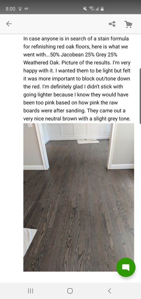 Jacobean And Classic Gray Stain, Gray Floor Stain, Gray Hardwood Floor Stain, Floor Stain Colors, Wood Floor Stain Colors, Grey Hardwood Floors, Jacobean Stain, Red Oak Floors, Grey Stained Wood