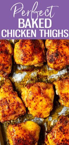 Perfect Baked Chicken, Munchkin Time, Chicken Thights Recipes, Oven Baked Chicken Thighs, Boneless Chicken Thigh Recipes, Chicken Thigh Recipes Baked, Baked Chicken Thighs, Oven Baked Chicken, Baked Chicken Recipes