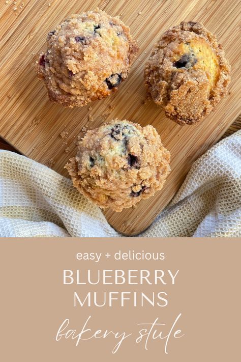 The best homemade blueberry muffins you will ever make. So easy to whip up, ingredients already in your pantry. Scratch Blueberry Muffins, Blueberry Muffins Dried Blueberries, Recipes Using Dried Blueberries, Blueberry Muffins Streusel Topping, Homemade Blueberry Muffins Easy, Blueberry Muffins With Frozen Blueberries, Starbucks Blueberry Muffin Recipe, Bakery Blueberry Muffins, Wild Blueberry Muffins