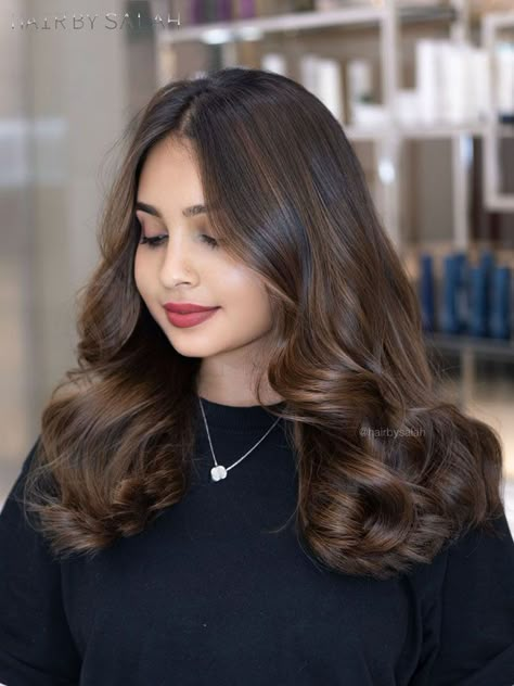 Chestnut Brown Balayage, Hazelnut Hair Color, Hazelnut Hair, Coffee Brown Hair, Brown Hair Inspiration, Chestnut Brown Color, Chestnut Brown Hair, Black Hair Balayage, Chestnut Hair Color