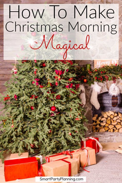 Do you want to know how to make Christmas morning magical? The magic of Christmas comes from the little things and traditions that you undertake as a family. These easy ideas are suitable for all ages and will help to create memories that will last a lifetime. Christmas Morning Traditions, Traditions To Start, Magic For Kids, Christmas Photo Booth, Christmas Props, Christmas Traditions Family, Unique Christmas Decorations, Stocking Gifts, Create Memories