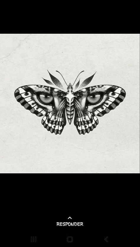 Neck Pieces Tattoo, Moth With Eyes Drawing, Baterfly Tattoos, Special Butterfly Tattoo, Wolf Butterfly Tattoo, Moth With Eyes Tattoo, Butterfly Tattoo With Eyes, Butterfly With Eyes Tattoo, Butterfly Eye Tattoo