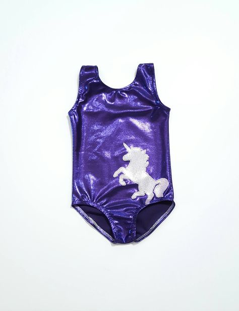 BoydValleyCreations Toddler Leotards, Leotard Gymnastics, Unicorn Silhouette, Leotard Ballet, Ballet Leotards, Girls Gymnastics Leotards, Girls Leotards, Purple Sparkle, Leotards Ballet