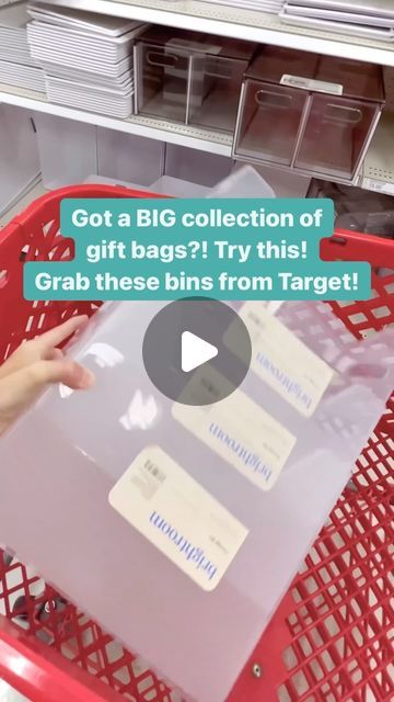 Storing Gift Bags, Storing Gift Bags Storage Ideas, How To Store Gift Bags And Tissue Paper, Tissue Paper Storage Ideas, How To Store Gift Bags, How To Organize Gift Bags, Organizing Gift Bags, Tissue Paper Organization, Organize Gift Bags