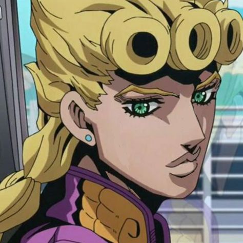 Bruh I tried erasing his face' lines out of curiosity and this just looks so wrong and right at the same time Giorno Giovanna, Anime Character, Tumblr, Hair, Anime