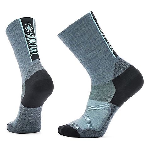 Meet the ultimate biking companion: the Bike Zero Cushion Ribbed Crew Socks. Built with ride-ready sock technologies, like Indestructawool™ for a durable construction, a 4 Degree™ elite fit system for a dialed-in, performance-oriented fit, and Shred Shield™ to help reduce wear from toes. The ribbed leg brings style and comfort together while you pedal towards your new personal best. |  | Bike Ribbed Crew Socks in Pewter Blue size L | Merino Blend Best Bike, Crew Socks, A 4, Socks, Bike, Bring It On, How To Wear, Blue