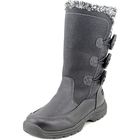 totes Women's Celina Waterproof Snow Boot *** Thanks for visiting our picture. (This is our affiliate link) #womenssnowboots Black Snow Boots, Fur Snow Boots, Leather Snow Boots, Oxford Pumps, Comfy Winter, Black Snow, Waterproof Snow Boots, Mid Boots, Snow Boot