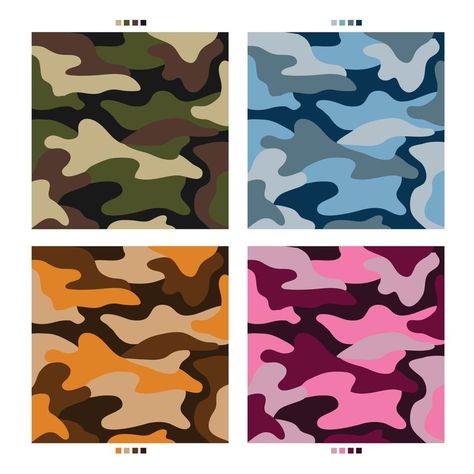 Camouflage Art, Textile Pattern Design Fashion, Army Pattern, Bike Garage, Camouflage Pattern Design, How To Paint Camo, Military Pattern, Wallet Design, Zen Doodle Art