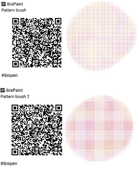 Vsp Coloring Qr Code, Qr Code Ibispaint, Code Ibispaint, Vsp Coloring, Ibispaint Brush, Ibispaint Brushes, Brush Codes, Paint Brush Drawing, Brush Code