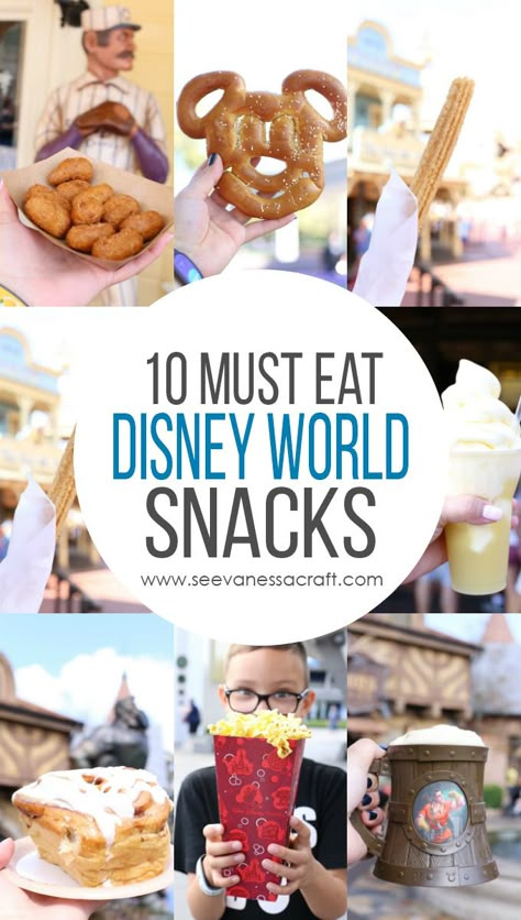 Snacks Disney World, Best Magic Kingdom Snacks, Best Snacks At Disney World, Best Food At Magic Kingdom, Snacks For Disney World, Disneyworld Foods, Best Disney Food, Best Disney World Snacks, Best Disney Snacks