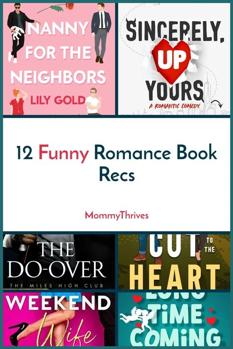 Funny Romance Book Recommendations - Contremorary Romance Book Recs - Rom Com Book Recommendations Romance Book Recs, Romance Book Recommendations, Funny Romance, Mile High Club, Cute Romance, Book Recs, Book Challenge, Book Suggestions, A Teen